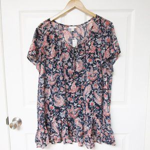 Beautiful Paisley Printed Blouse